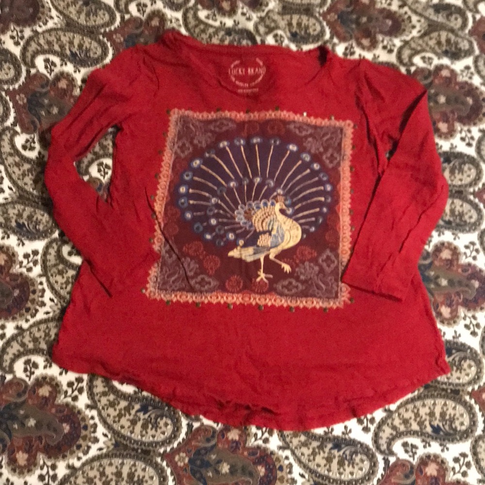 Luck Brand Peacock Shirt